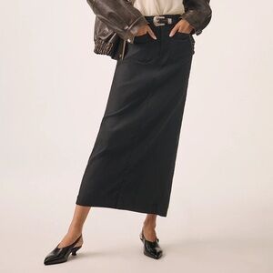 Anthropologie Maeve Colette Black Maxi Skirt